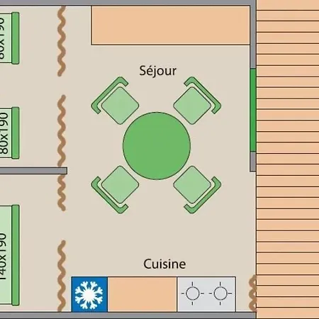 4 Etoiles - Parc Aquatique - Eecfbf Campsite 4*